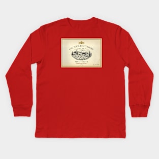 Glover Brothers Wine Label Kids Long Sleeve T-Shirt